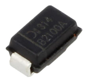 B2100A-13-F SCHOTTKY Ensretterdiode - 100V 2A (SMA)