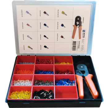 Tyllesortiment incl. pressetang PZ6R/6KT m/3200 isoleret tyller