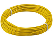 Monteringsledning - 0,14mm² trådet, Gul (10m)