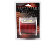 Højttalerledning, tvilling - 2x0,75mm² CU, rød/sort (25m)