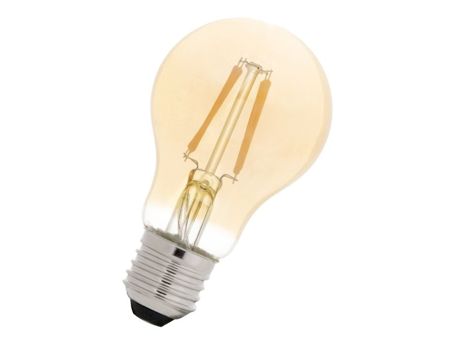 A60 Filament LED m. dagslyssensor - 240V / 4W, E27 (2200K)