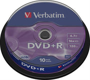 DVD+R medie - 4,7GB "Plus" format (10 stk. spindel)