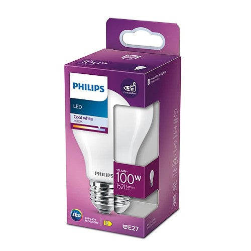 Philips LED 10,5W (100W) E27 4000K 1521lm Mat