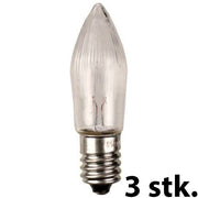 Juletræspære 3W 14V E10 - 3 stk.