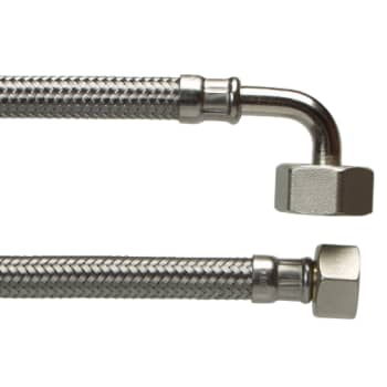 150 cm Slange til vaskemaskine stål