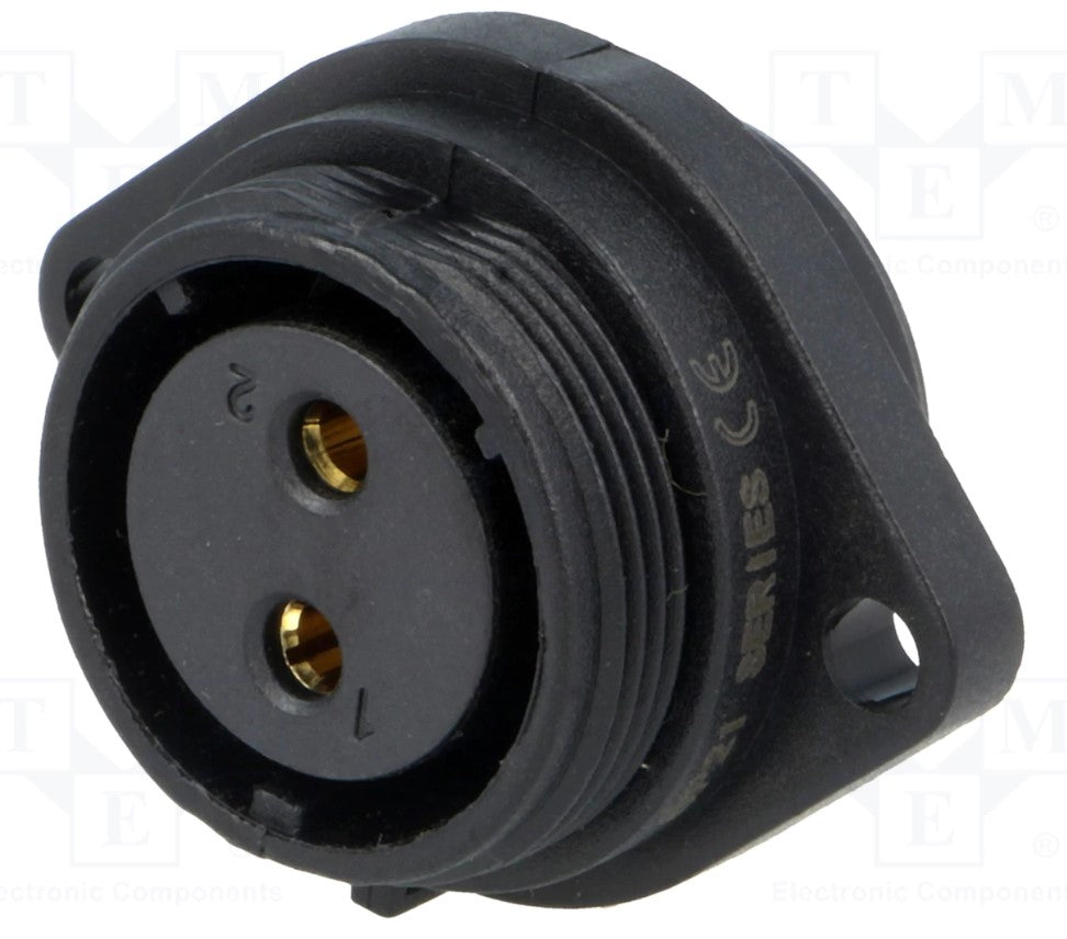 SP21 fatning - 2pol hun, 4mm², 30A, kabinet (IP68)