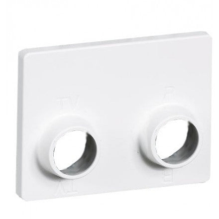 Opus66 Afdækning til antenneudtag TV/R hvid