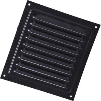 Jalousirist med insektnet 200x200 mm, sort, MVM