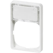 LK Fuga ramme Baseline 50 1½m m. tekstfelt - hvid