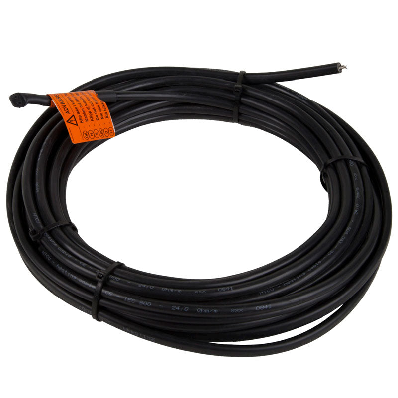 Gulvvarme varmekabel Ø7mm 20W/m - 123m 2458W