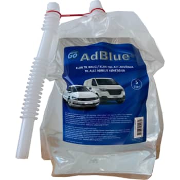 AdBlue, 5 liter med påfyldningsslange