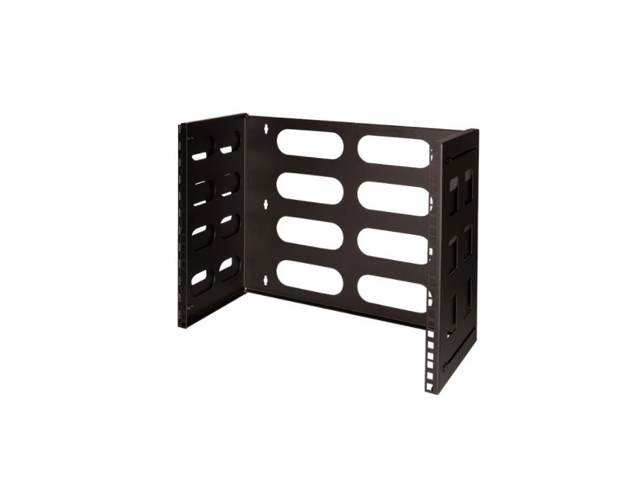 19" væg-beslag - 8U 494x360x400mm, Sort