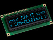 OLED 16x2 display - Blå på sort, 5V, 6800,8080,SPI