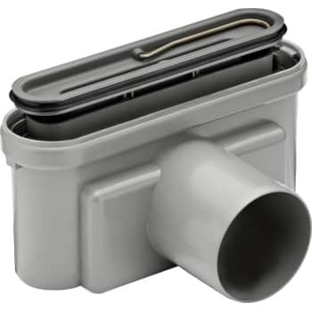 Udløbshus ø75 vandret +vandlås