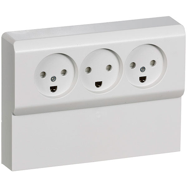 Opus 66 panelunderlag tripel 2 tænding lysegrå