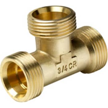 3/4" Tee nippel/nippel/nippel til Alupex Wavin