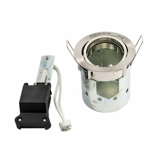 DIOSPOT MR16 blank børstet stål rund