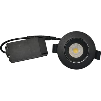 Velia Low Profile Downlight 5,5W 3000K mat sort rund