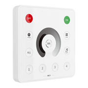 Vægmonteret fjernbetjening til SPI løbelys controller - 2,4ghz (12V-24V)