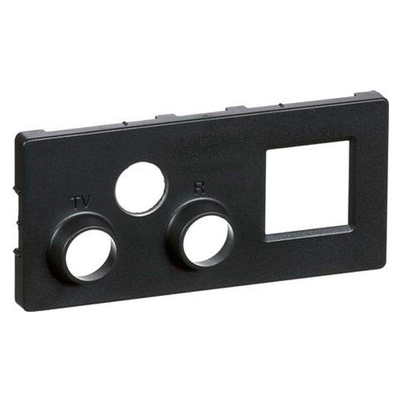 Reservedel afdækning for TV.R Sat og RJ45 koksgrå