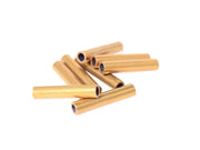 M3 afstandsstykke u. gevind - L25mm Messing (8 stk.)