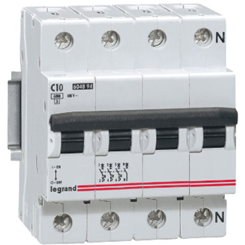 Aut.sikring 3P+N 10A C