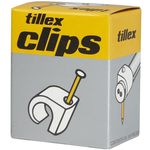 Clips 7-10 25mm sømlængde sort - 100 stk.