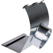 11" x 75 mm Tudstykke kvartrund Zink Plastmo