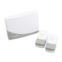 Trådløs digital dørklokke incl. 2 ringetryk Prag