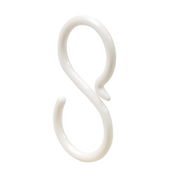 50 stk. Ø23mm kroge til montering af 230V strip - Rækker til 50m