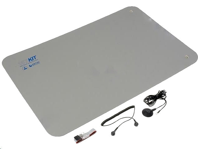 Prof. antistatisk ESD bordmåtte - 60 x 90cm, m. jordledning