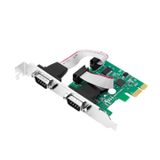PCI-express kort, 2 x seriel port, RS232