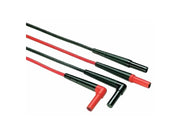 Testledningssæt - vinklet til lige bananstik, 10A, 4mm