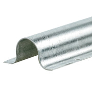 Dækskinne 19mm galvaniseret stål - 1 meter