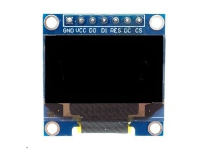 Grafisk OLED display - 0,96" SSD1306, Hvid (7 ben)