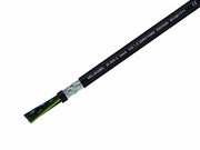 Multikabel, skærmet - 4x1,5mm² trådet Sort (metervare)