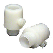 Pinolaflastning M10 med udvendig gevind hvid