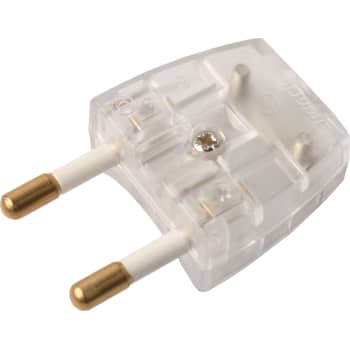 Stikprop U/J, flad, transparent - ps