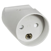 LK forlængerled rund m/j 250V lysegrå