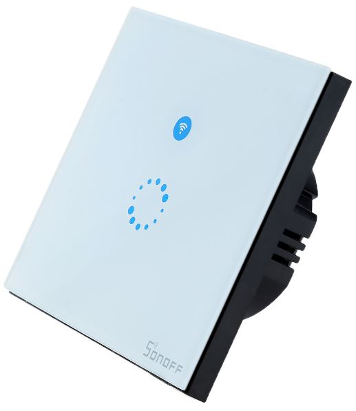 Wi-Fi Touch Switch - 1 kanal, Hvid