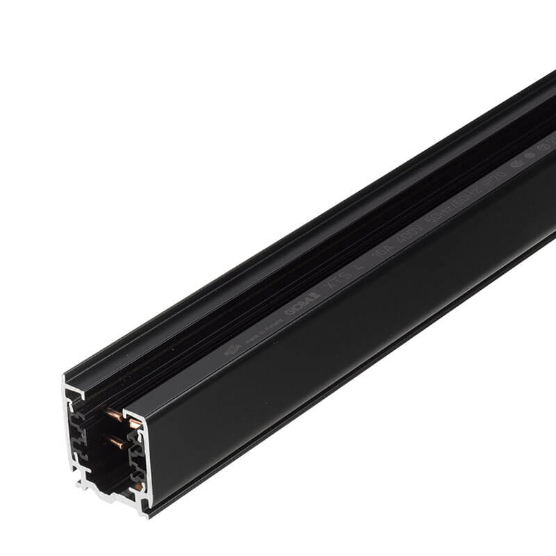 Global 3F Skinne XTS4100-2 sort - 1 meter