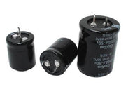 270uF / 450V Lodret elektrolyt (85°C) Ø35x36mm