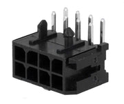 Ledning-til-print fatning (MFGK) - 2x4pol hun (3mm)