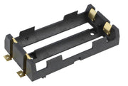 Batteriholder til 2x18650 bat. (m. loddeflige)