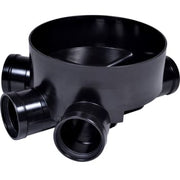 Wavin 110 x 315 mm TP2-brønd, glat, højre/venstre tilløb