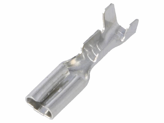 Uisoleret spadefatning - 2,8mm hun, 0,5-1mm² (100 stk.)