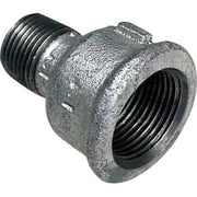 3/4" x 1/2" Galvaniseret spidsmuffe