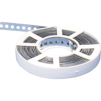 25 x 1,0 mm galvaniseret patentbånd, 10 m
