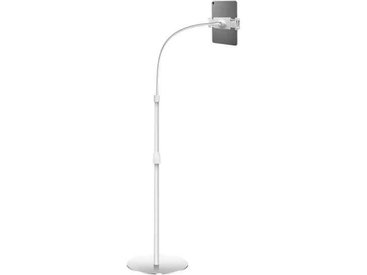 Smartphone / tablet gulvstander m. svanehals (68–173cm)