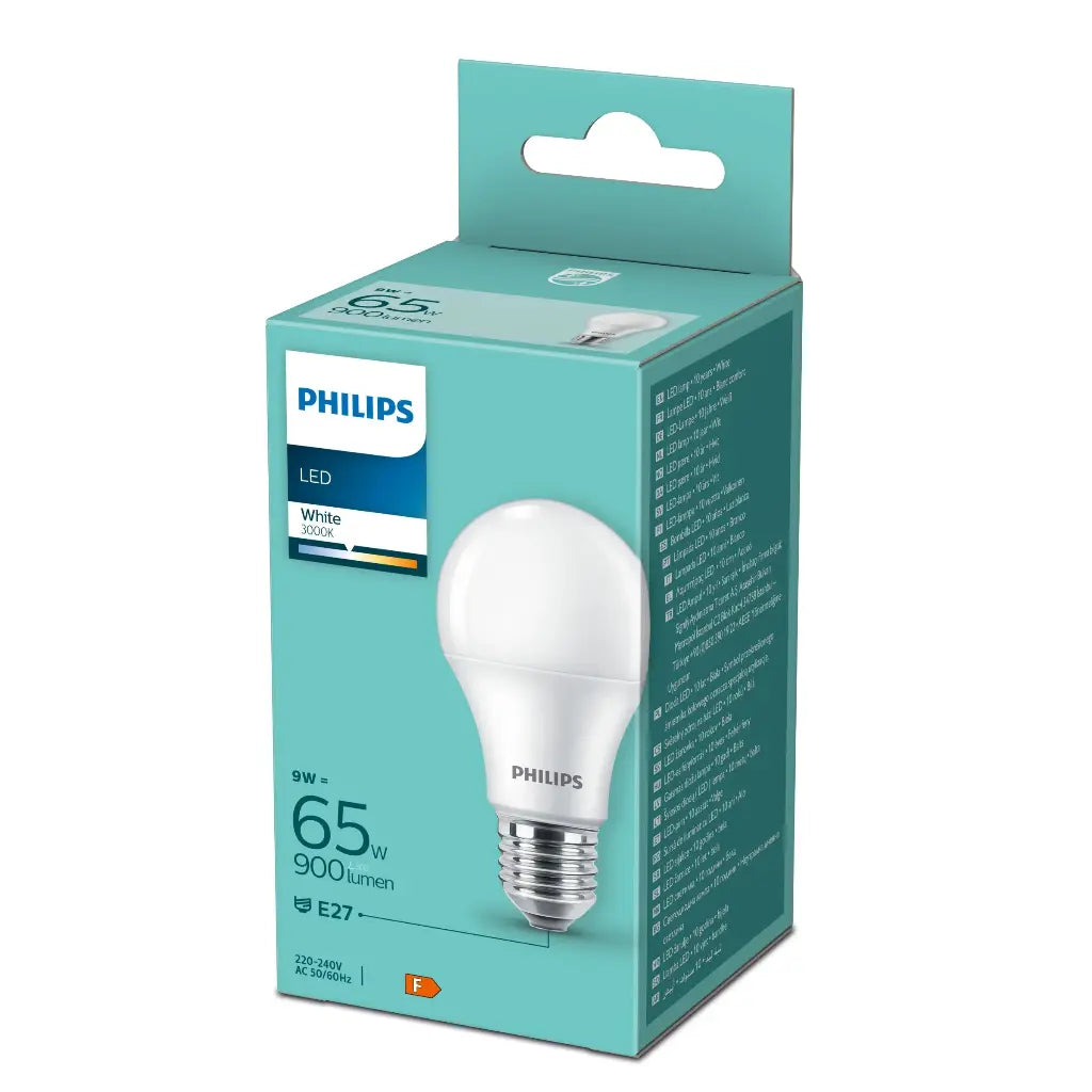 Philips LED 9W (65W) E27 3000K 900lm Mat